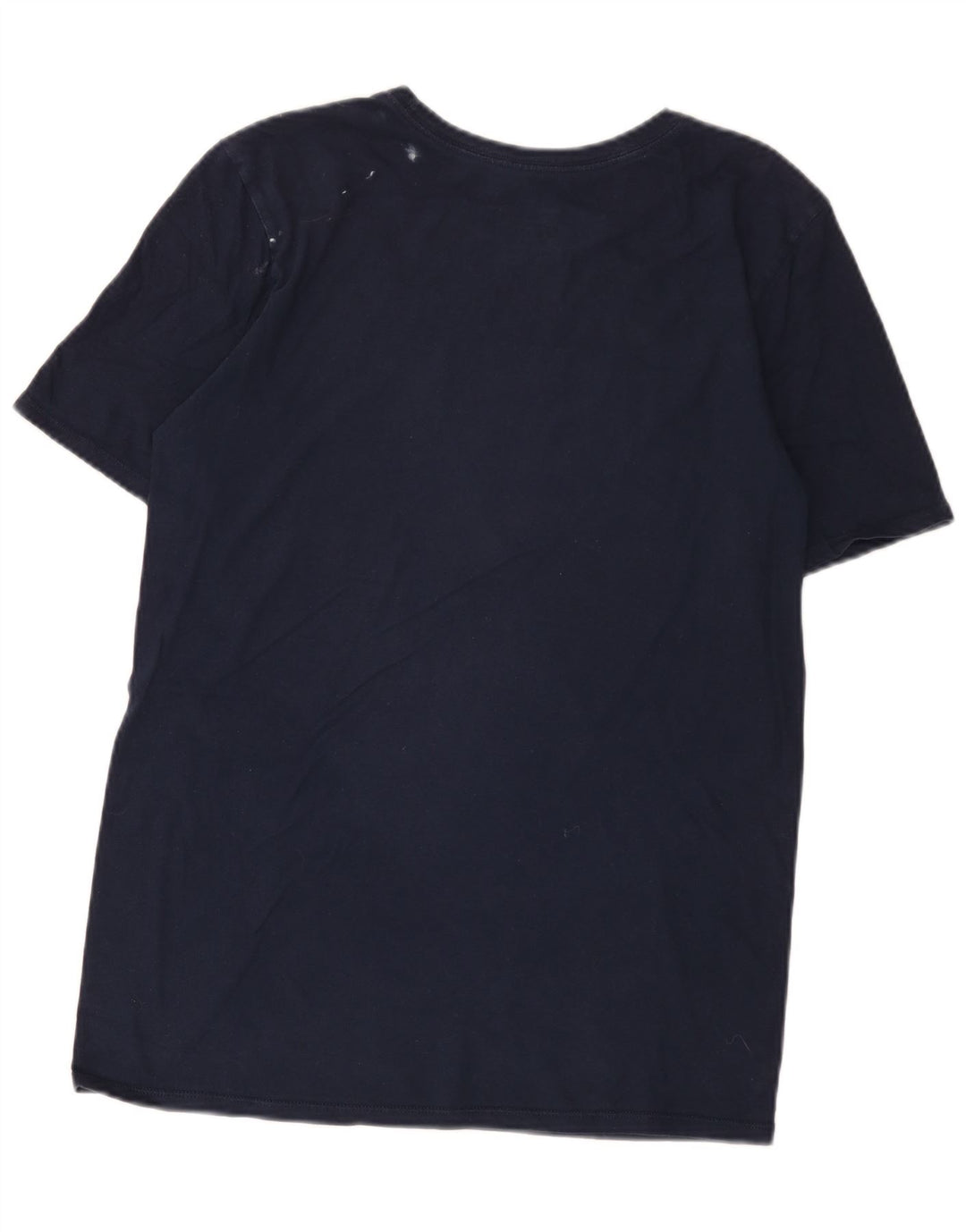 Męski T-shirt Nike o sportowym kroju, mały, granatowy, bawełniany