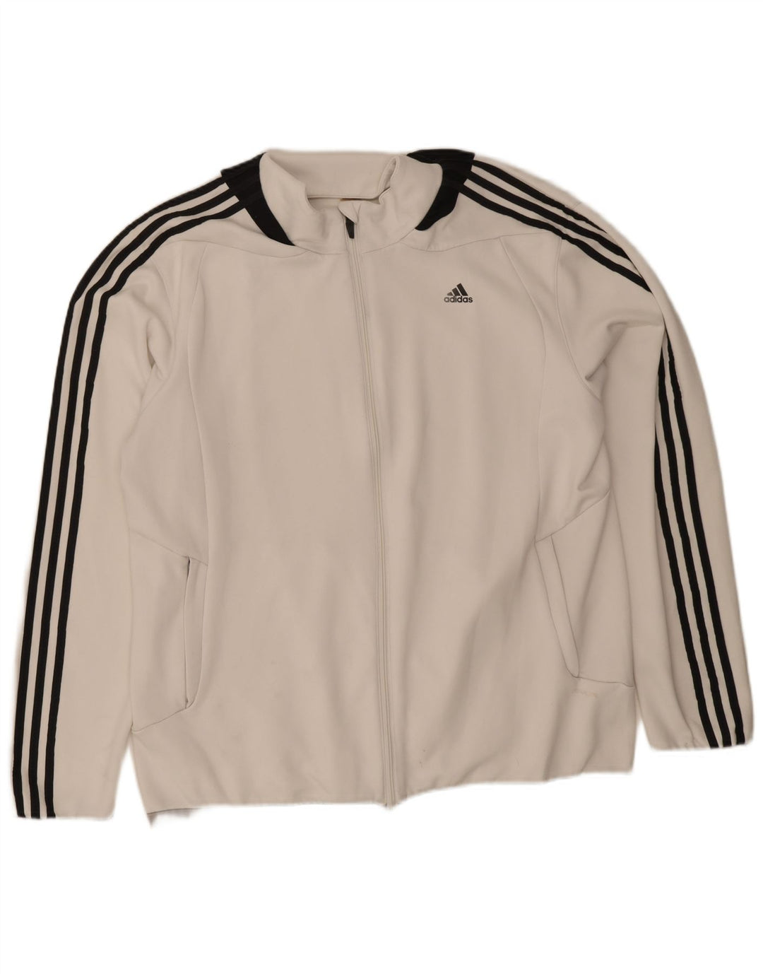 Adidas Męska kurtka dresowa Climalite XL, biała, poliestrowa