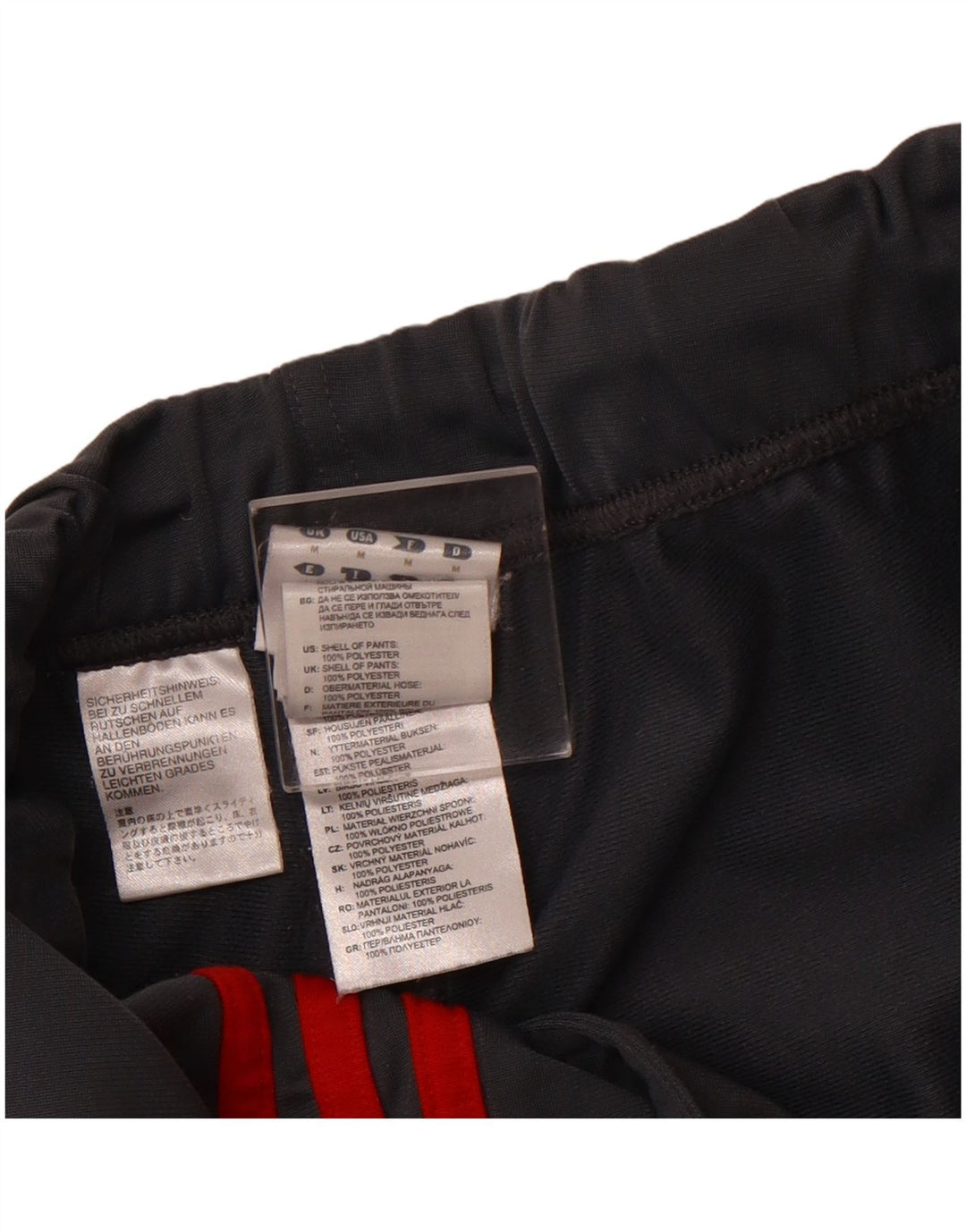 Męskie spodnie dresowe ADIDAS, średnioszary poliester