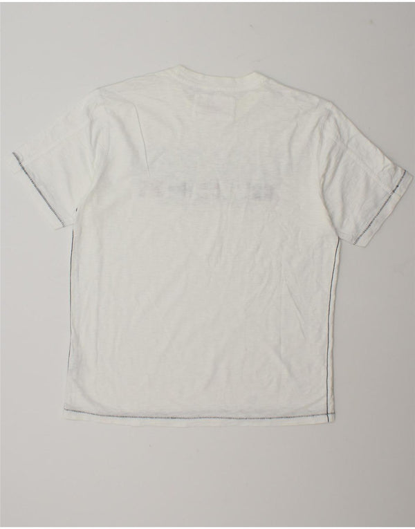 Męski T-shirt z grafiką Napapijri Top XL, biała bawełna