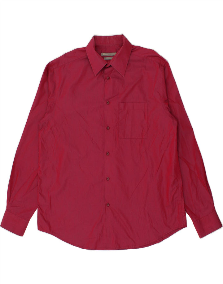 JULES Mens Shirt Size 43/44 XL Pink Cotton Vintage Jules and Second-Hand Jules from Messina Hembry 