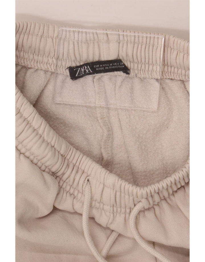 ZARA Womens Tracksuit Trousers W28 L28 Beige Vintage Zara and Second-Hand Zara from Messina Hembry 
