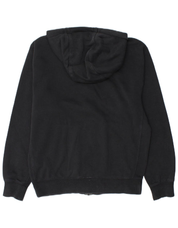 Męski sweter z kapturem i zamkiem NIKE, mały, czarny, bawełniany