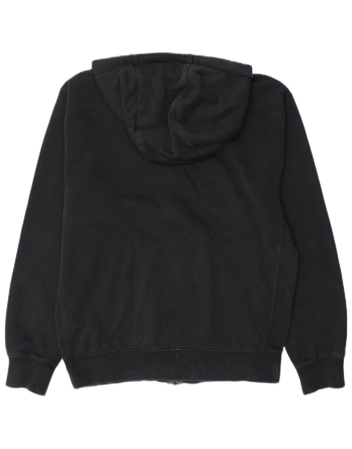 Męski sweter z kapturem i zamkiem NIKE, mały, czarny, bawełniany