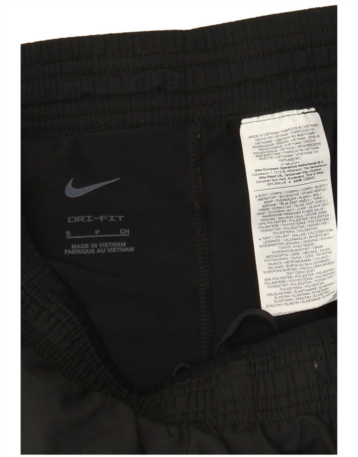 Damskie spodenki sportowe NIKE Dri Fit UK 10, małe, czarne, poliestrowe