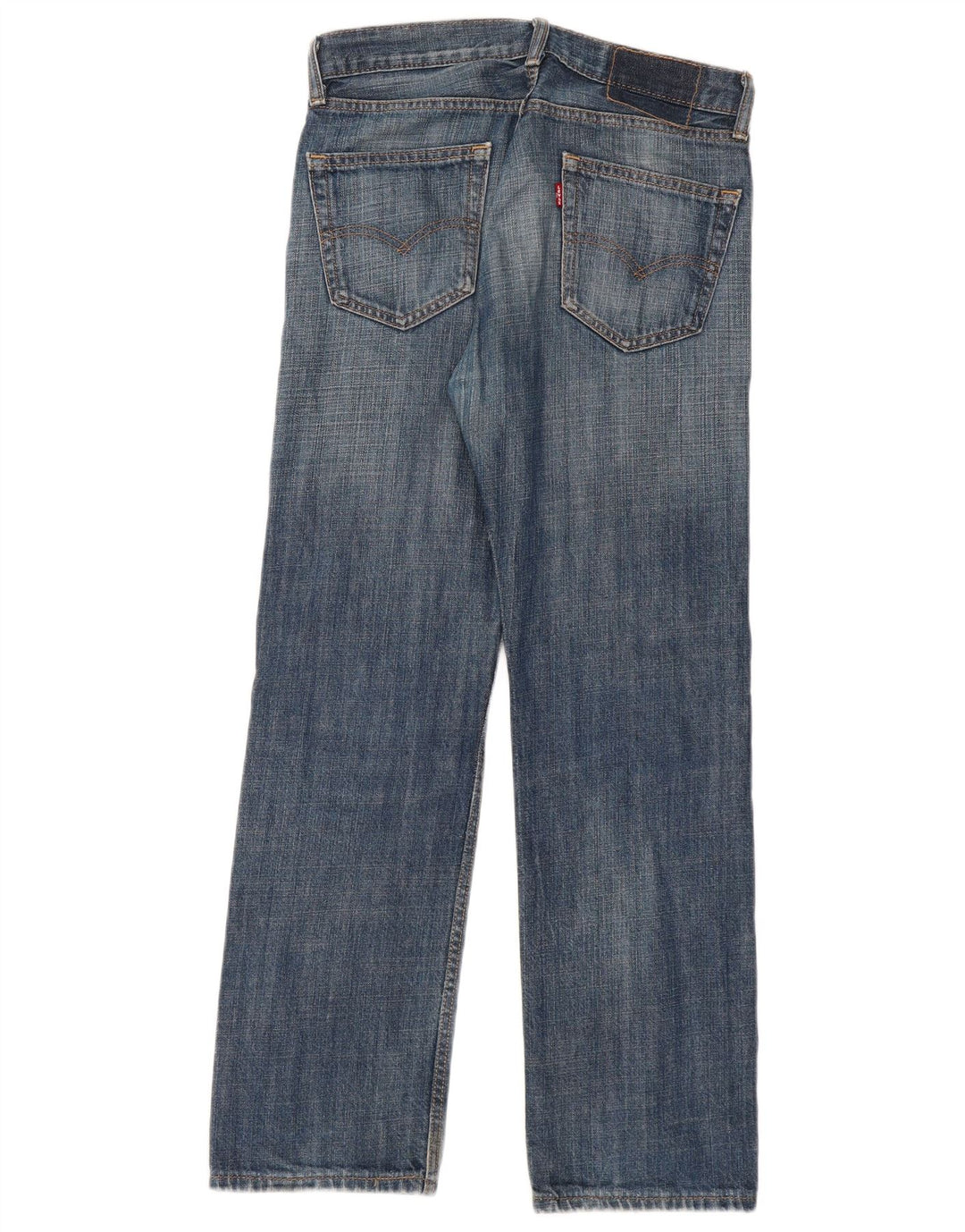 Damskie proste dżinsy Levi's W30 L30 Granatowa bawełna