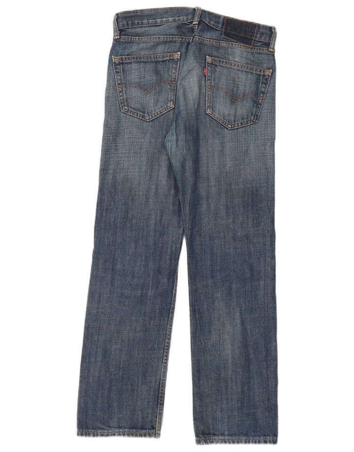 Damskie proste dżinsy Levi's W30 L30 Granatowa bawełna