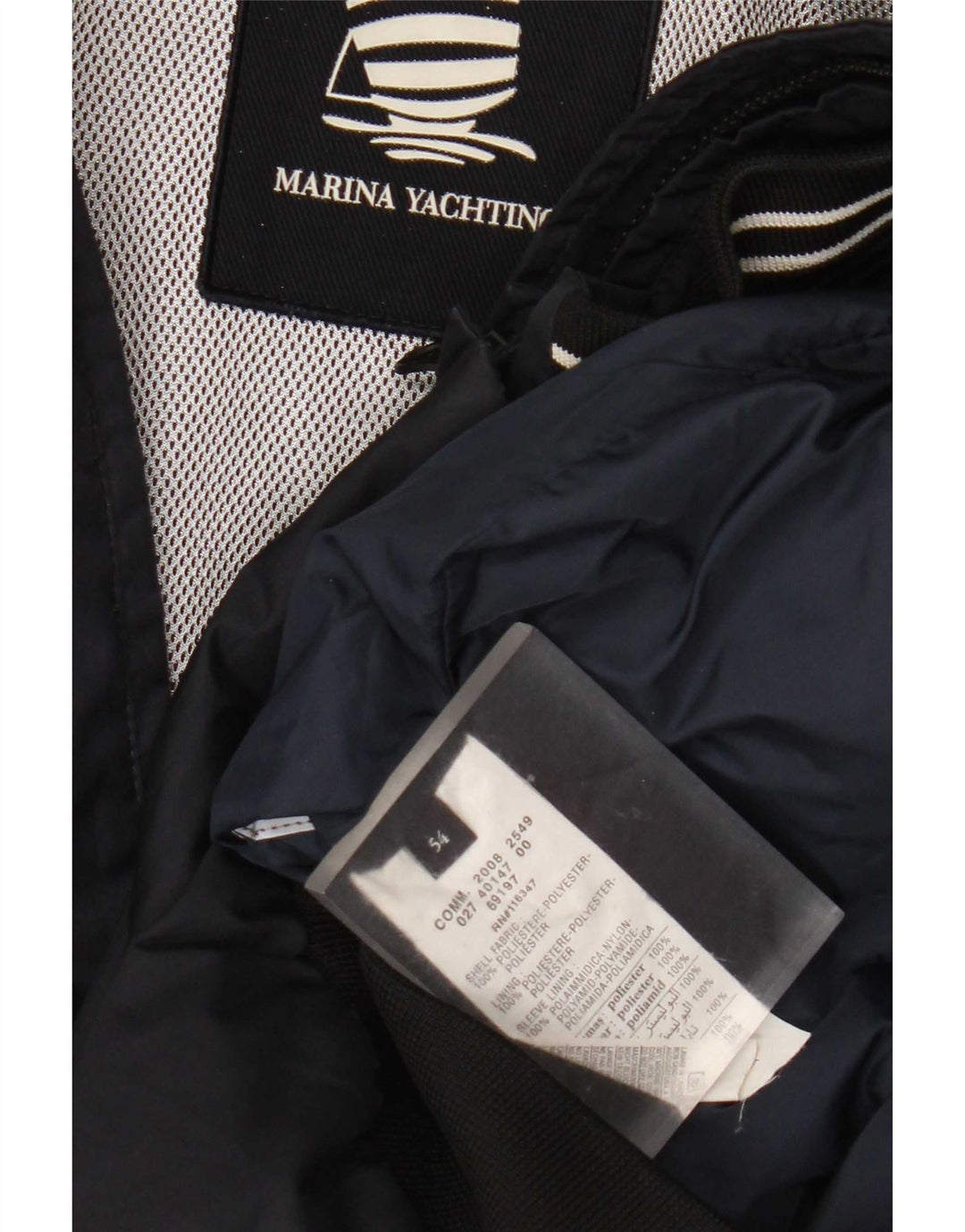 Męska kurtka bomber Marina Yachting IT 54 2XL granatowy poliester