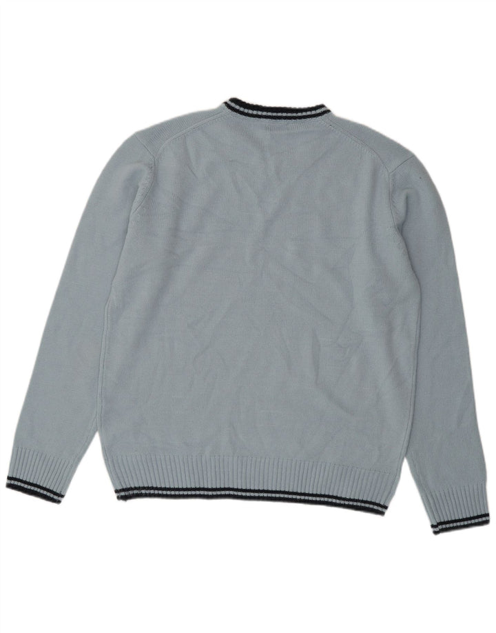 Invicta Męski sweter z okrągłym dekoltem XL Niebieski akryl