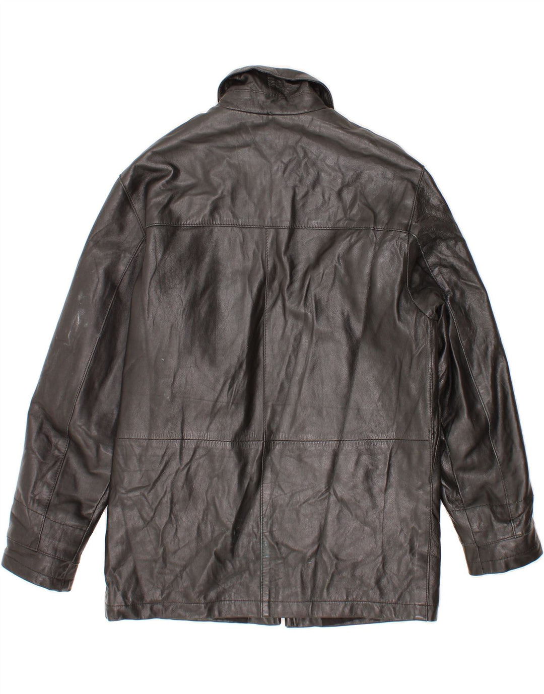 CONBIPEL Womens Leather Jacket IT 44 Medium Black Leather Vintage Conbipel and Second-Hand Conbipel from Messina Hembry 