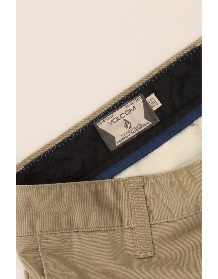 VOLCOM Mens Chino Shorts W30 Medium  Beige Cotton Vintage Volcom and Second-Hand Volcom from Messina Hembry 
