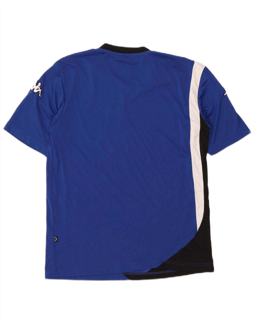 Damska koszulka z grafiką KAPPA Top UK 18 XL Niebieski poliester z blokami kolorów