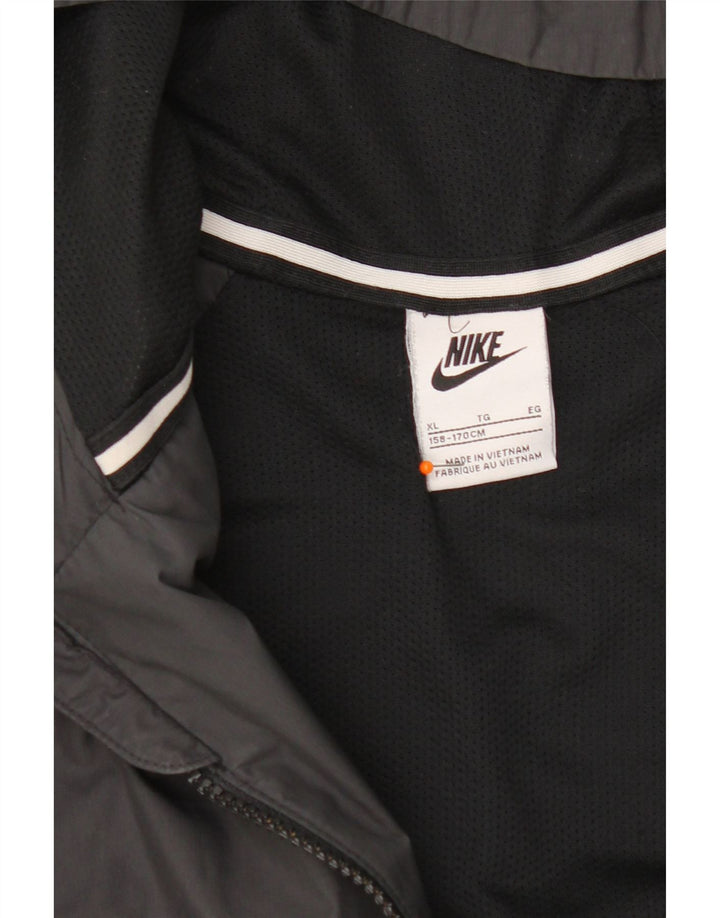 Chłopięca bluza dresowa z kapturem i kapturem Nike 13-14 lat XL, czarna, poliestrowa