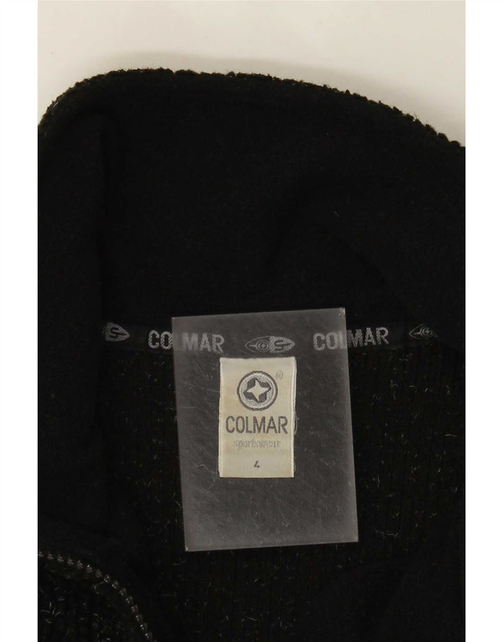 Męski sweter polarowy Colmar z zamkiem błyskawicznym, średni czarny Fair Isle