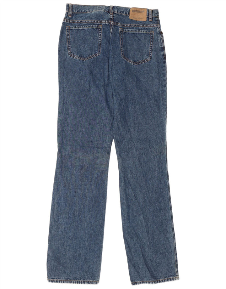 EDDIE BAUER Damskie jeansy Bootcut US 10 Large W32 L35 Niebieska bawełna
