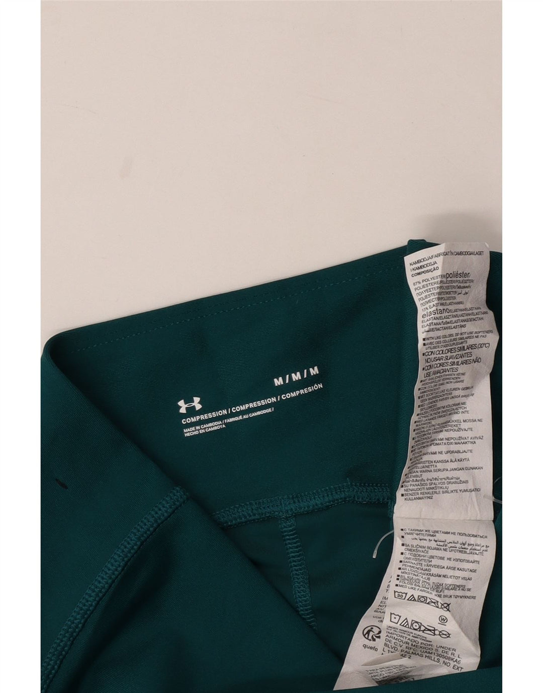 Legginsy damskie UNDER ARMOUR UK 12, średni zielony poliester