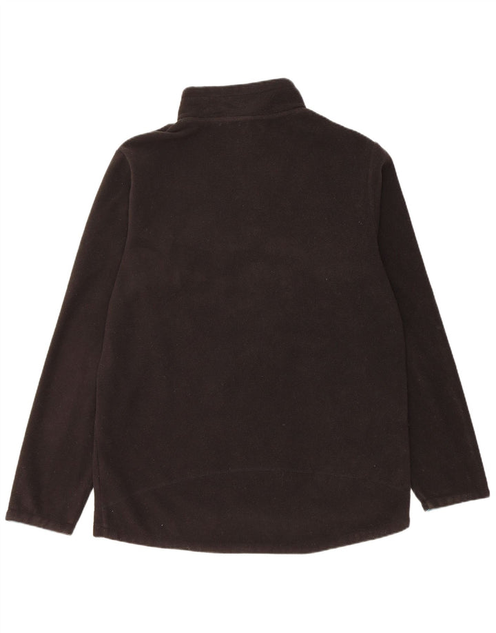 Męski sweter polarowy Weird Fish z zamkiem błyskawicznym, średni czarny poliester