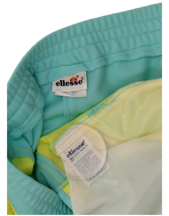 Damskie spodenki codzienne ELLESSE IT 44 Medium W32 Niebieski poliester z blokami kolorów
