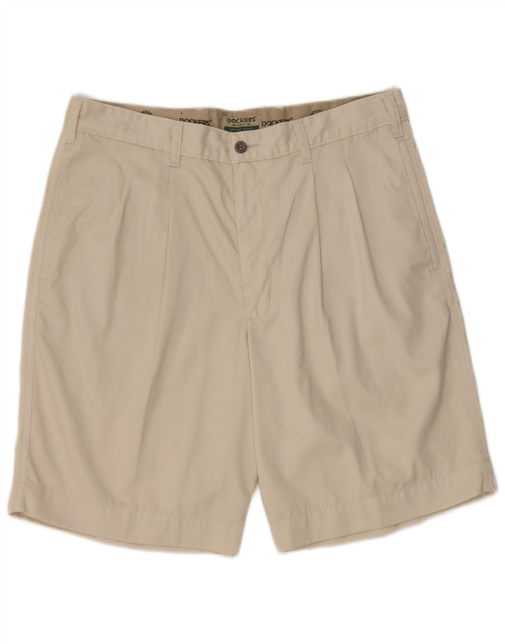 Spodenki męskie Dockers Chino W36, duże, beżowe, bawełniane