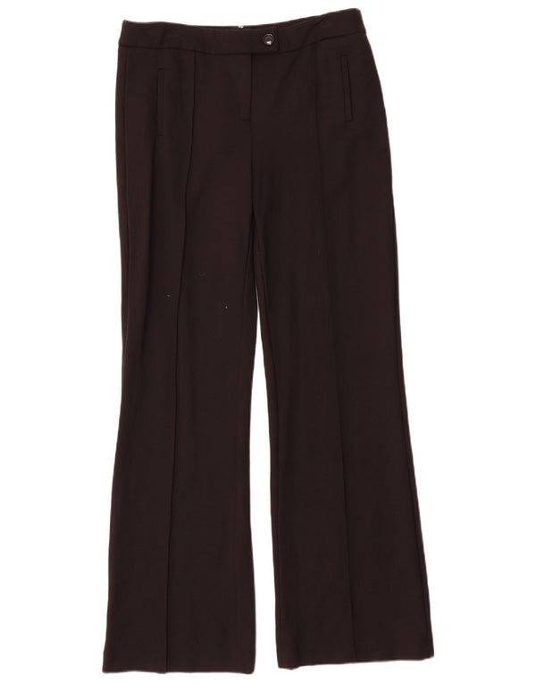 Damskie spodnie garniturowe John Lewis Bootcut UK 10 Small W30 L34 Czarna wiskoza