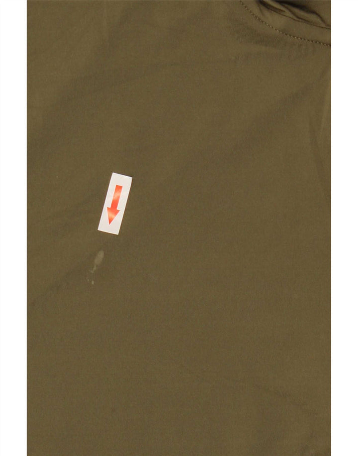 Dres męski Adidas Aeroready z zamkiem błyskawicznym na szyi, duży, poliestrowy khaki