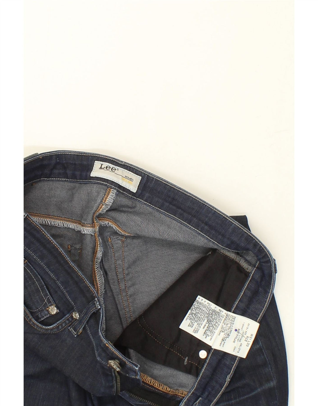 LEE Womens Straight Jeans W31 L30  Navy Blue Cotton Vintage Lee and Second-Hand Lee from Messina Hembry 