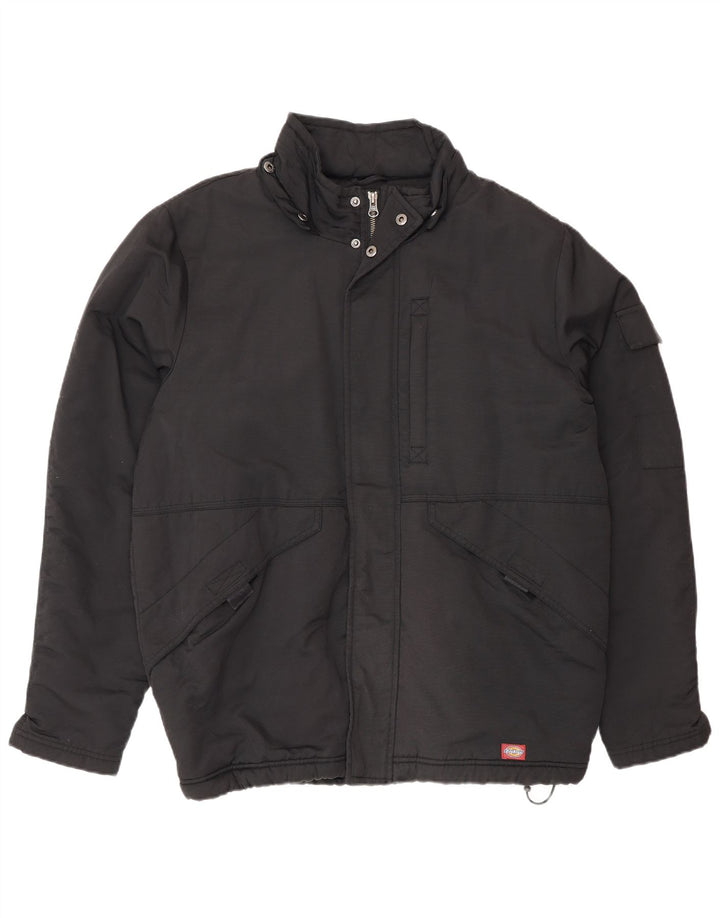 Męska kurtka wiatrówka Dickies UK 40, duża czarna bawełna