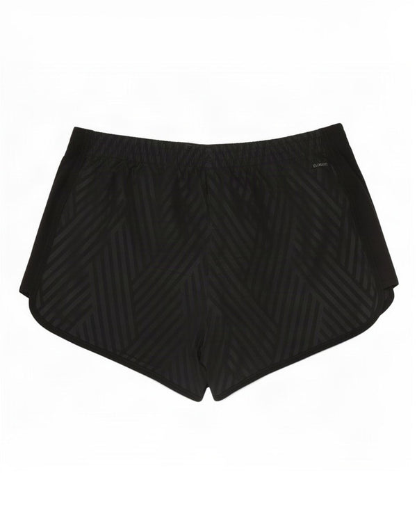 Damskie spodenki sportowe Adidas Climalite UK 16/18 w duże czarne paski
