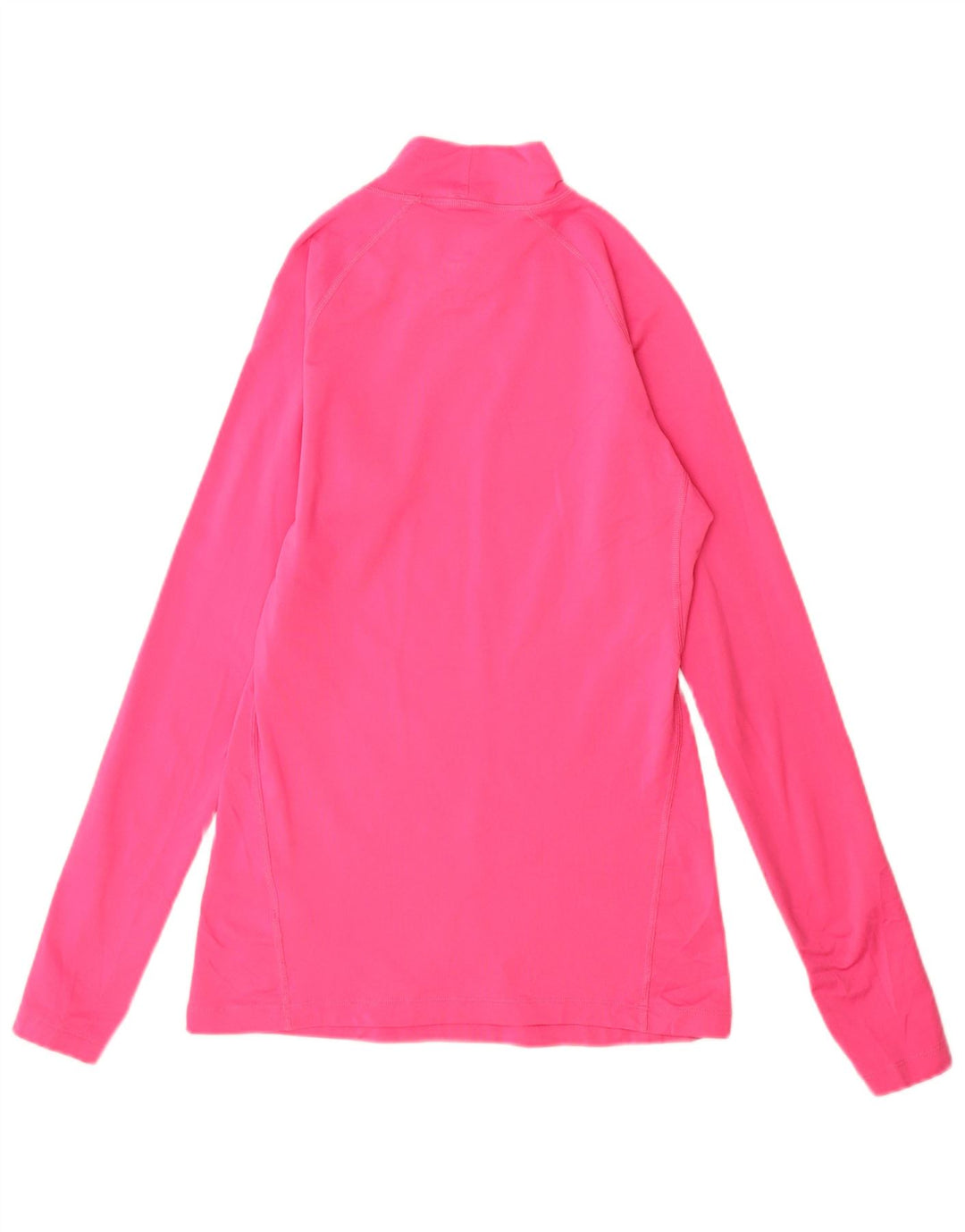 Damska koszulka Nike Dri Fit z długim rękawem, UK 12, średni różowy poliester