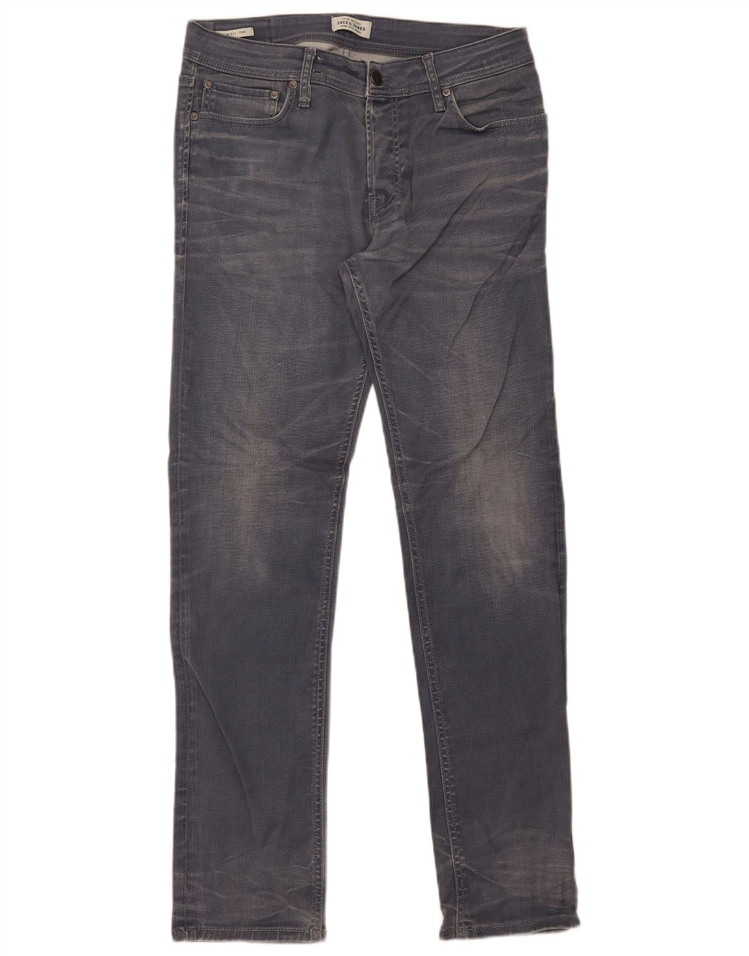 Męskie jeansy Jack & Jones Tim Slim W34 L34 Szara bawełna