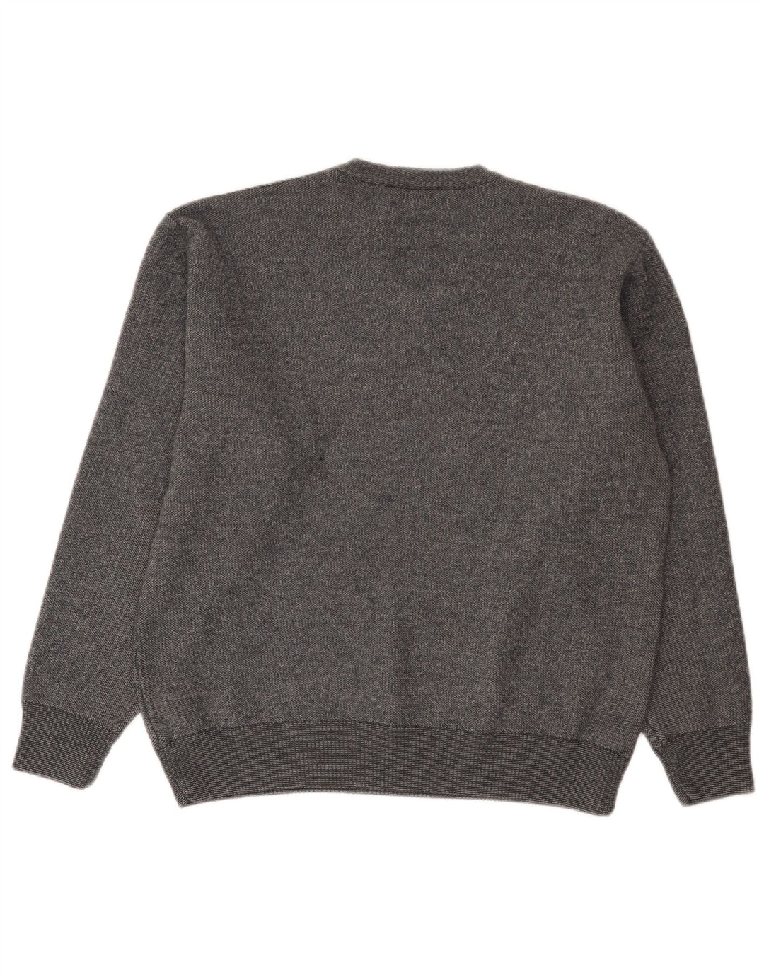 Marks & Spencer Damski sweter z dekoltem w kształcie litery V, UK 16, duży, szary, nakrapiany