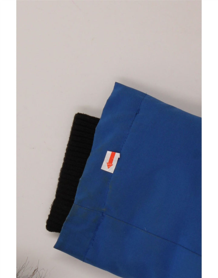 SUPERDRY Męski ocieplany płaszcz z kapturem i grafiką UK 36 Small Blue Nylon