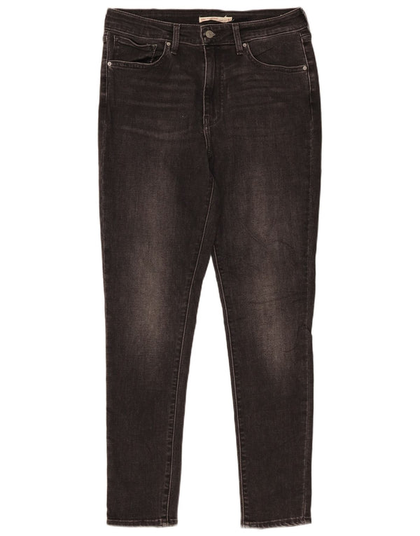 Damskie jeansy Levi's 721 z wysokim stanem W31 L30 Szara bawełna