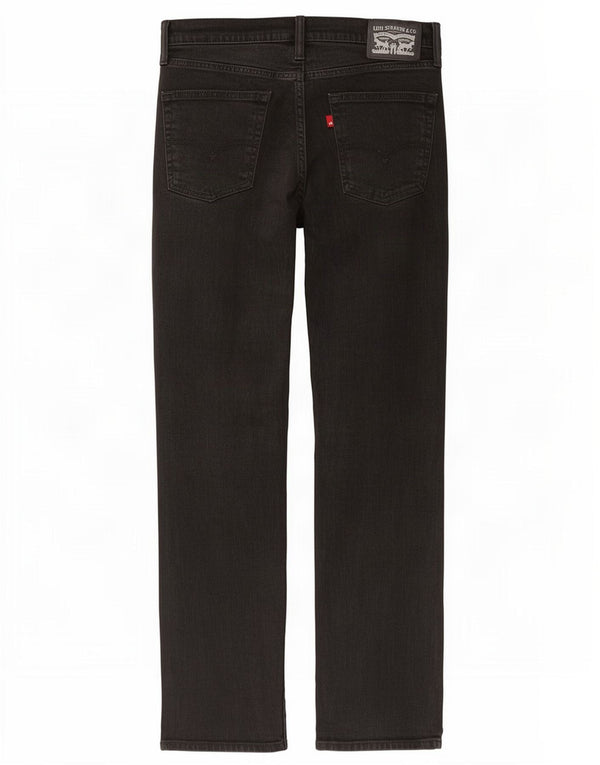 Męskie proste dżinsy Levi's W32 L32 czarne bawełniane