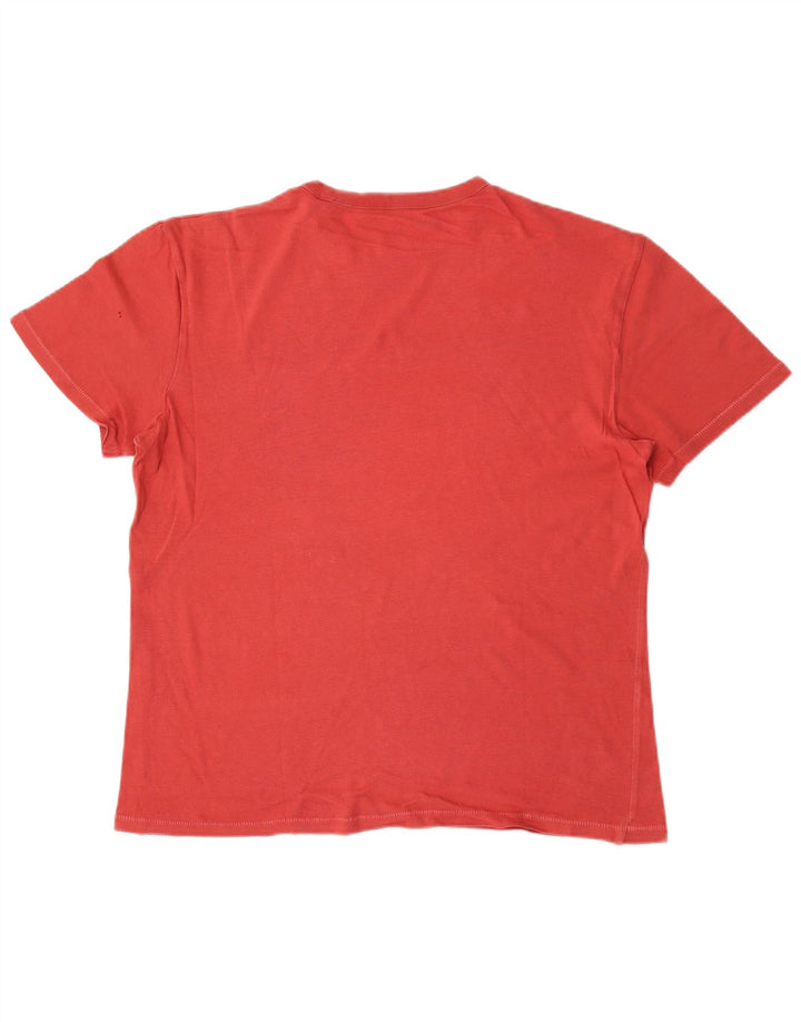 Męski T-shirt z grafiką o standardowym kroju LEVI'S, duży, czerwony