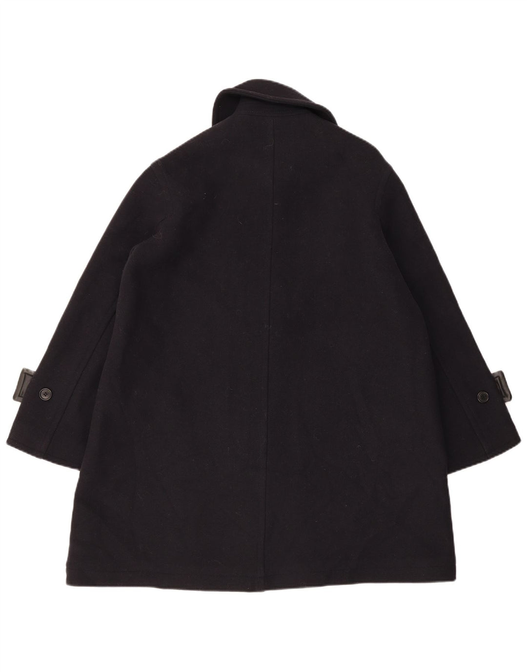 Damski płaszcz oversize Zara UK 10 Small, granatowy, wełniany