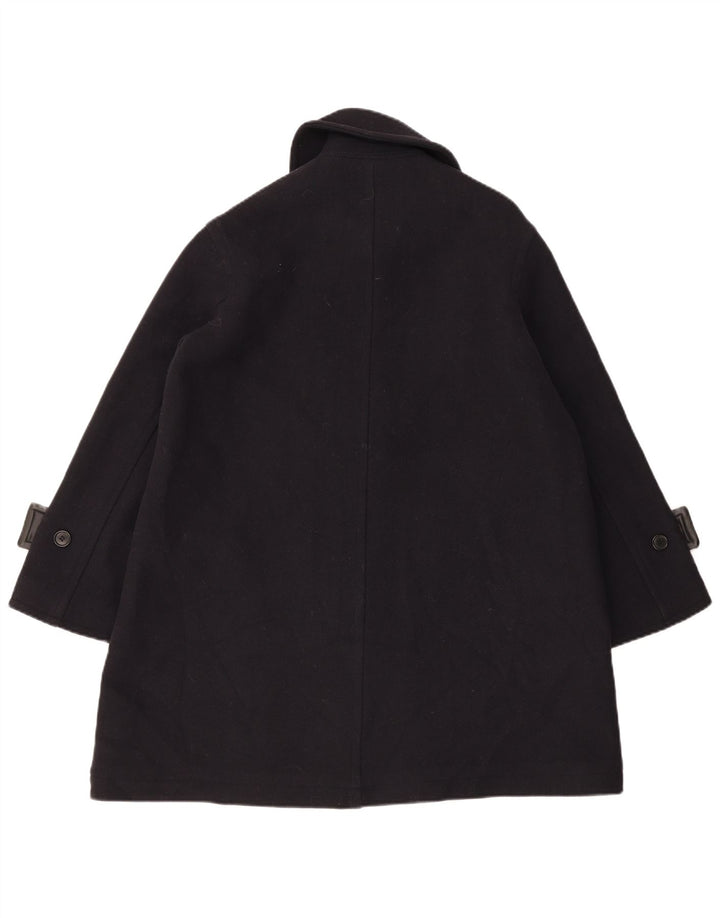 Damski płaszcz oversize Zara UK 10 Small, granatowy, wełniany