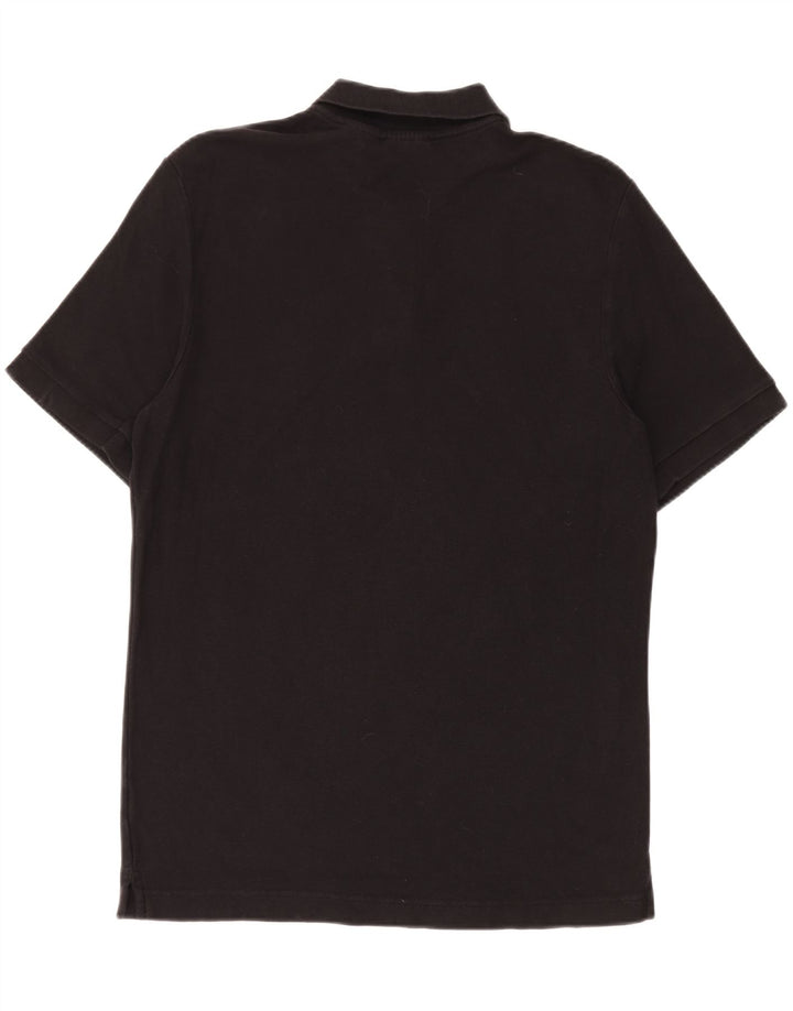 Męska koszulka polo FILA, średnia czarna, bawełniana