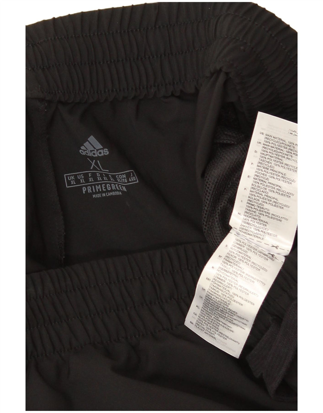 Męskie spodnie dresowe Adidas XL, czarne, poliestrowe