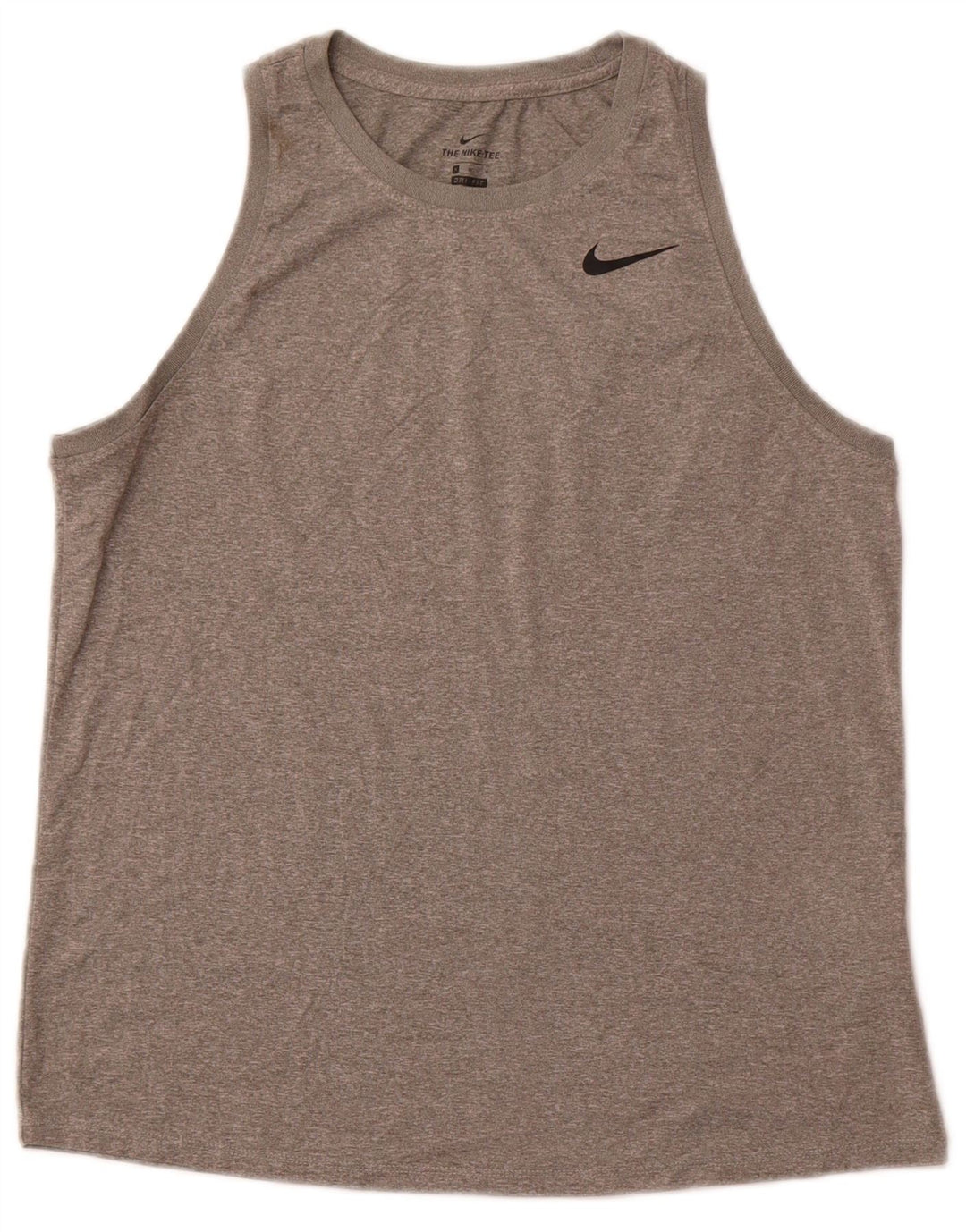 Damska koszulka z kamizelką NIKE Dri Fit UK 12, średnioszara, nakrapiana, poliester