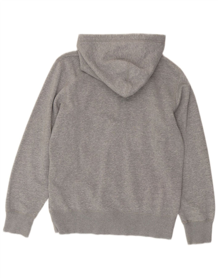 Męski sweter z kapturem i zamkiem błyskawicznym Nike, mały, szary, bawełniany
