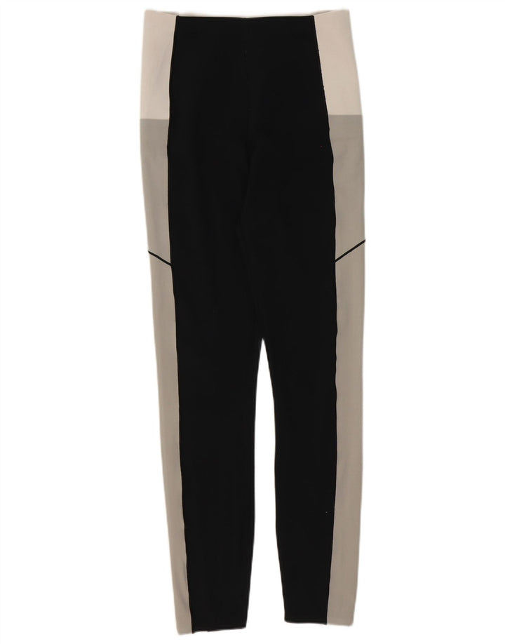 Legginsy damskie Sweaty Betty UK 8, mały, czarny poliester z blokami kolorów