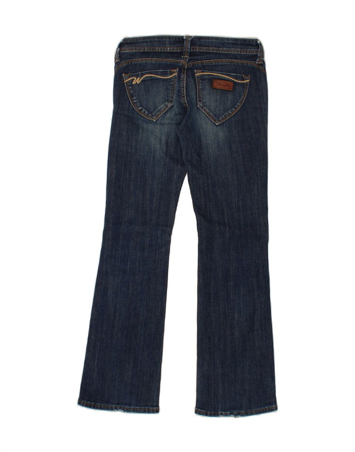 Damskie jeansy Bootcut WRANGLER W30 L30 granatowe