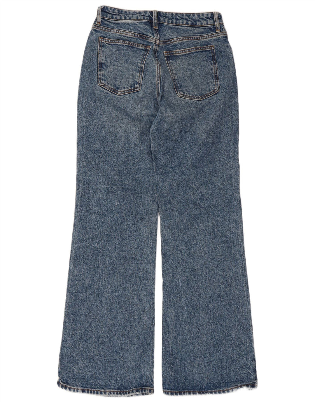 Damskie jeansy rozkloszowane Topshop W26 L30 Niebieskie, bawełniane