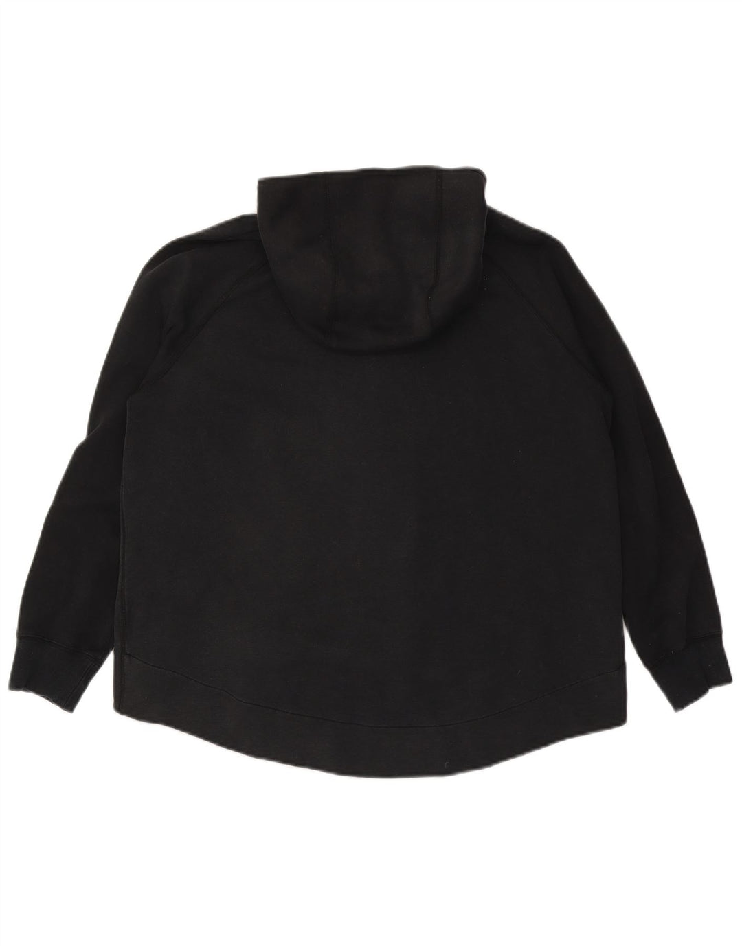 Damski sweter z kapturem i zamkiem NIKE UK 16, duży, czarny, bawełniany