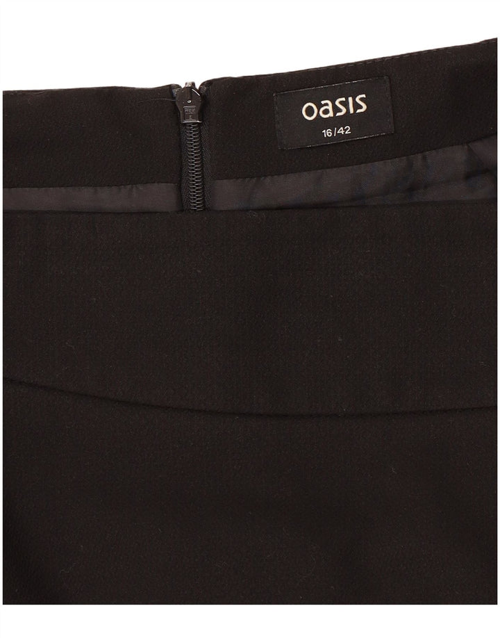Spódnica damska Oasis UK 16 duża W34 czarna