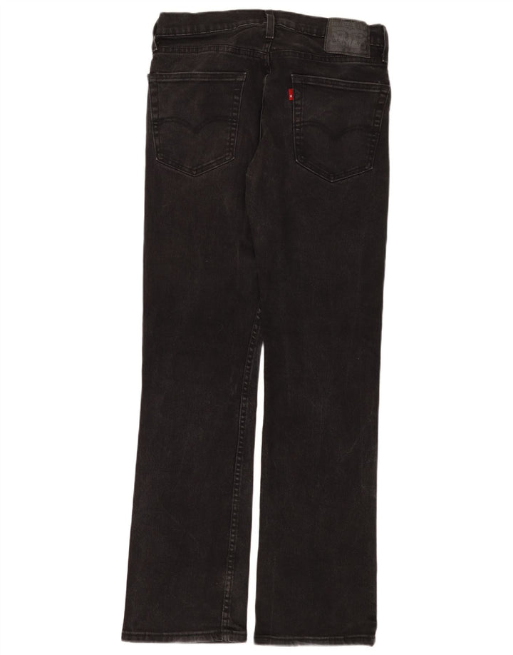 Męskie jeansy Levi's 527 Bootcut W30 L32 Czarna bawełna