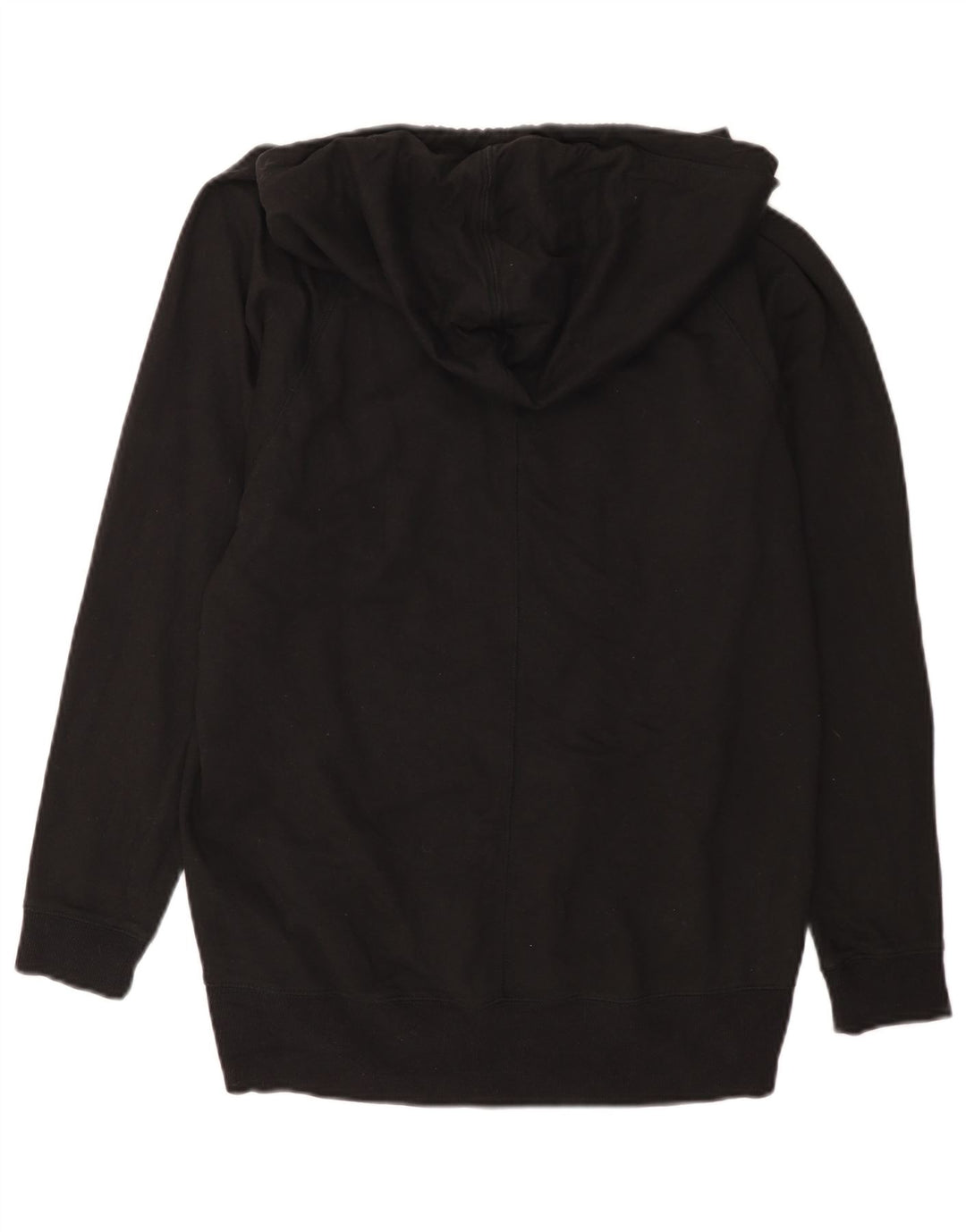 Damska bluza z kapturem Dkny UK 14, średnia czarna, geometryczna bawełna