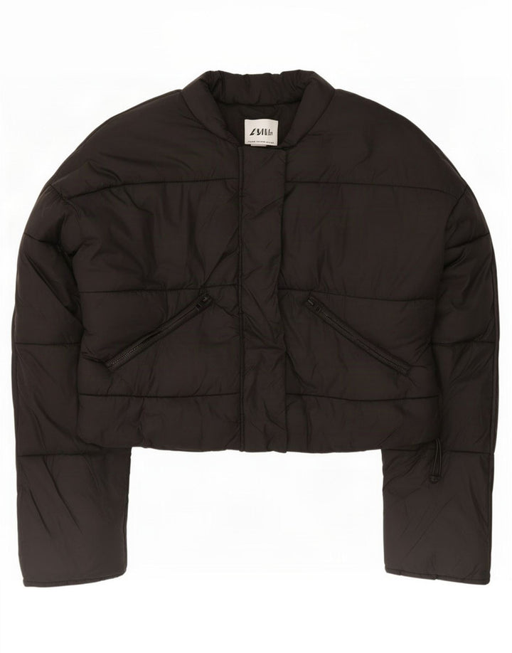 Kurtka damska Zara Crop Oversize, wyściełana UK 6 XS, czarna