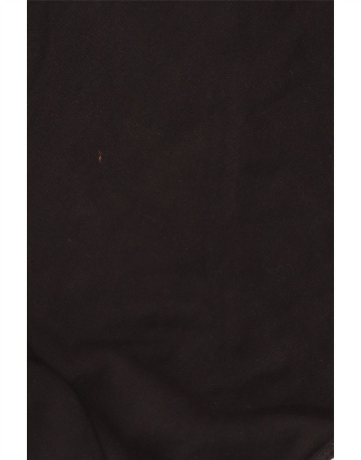 Damska bluza PYREX Crop Graphic Jumper UK 16, duża czarna bawełna
